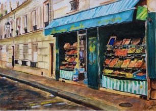 Alimentation Sur La Rue Gabrielle by, Maria Jones-Phillips, 2019.